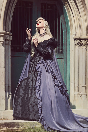 Gothic Dark Colors Sleeping Beauty Gowns