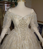 Delicate Champagne Victorian Belle gown In-stock! M/L