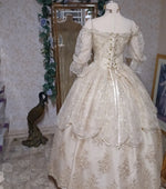 Delicate Champagne Victorian Belle gown In-stock! M/L