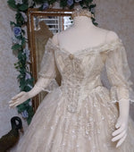 Delicate Champagne Victorian Belle gown In-stock! M/L