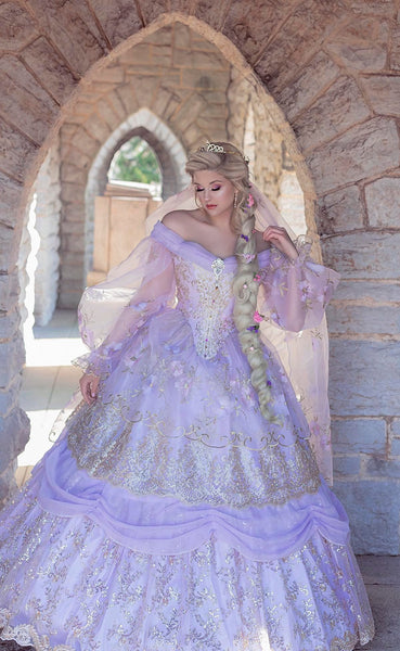 SOLD OUT Rapunzel/Belle Fantasy Gown Custom – Romantic Threads SOLD OUT Rapunzel/Belle Fantasy Gown Custom – Romantic Threads
