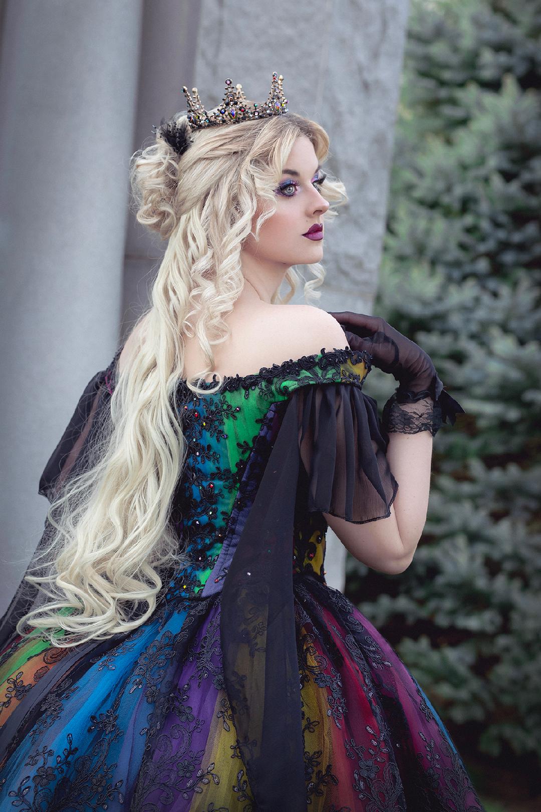 New style! Stained Glass Gothic gown! Romantic Threads New style! Stained Glass Gothic gown! Romantic Threads