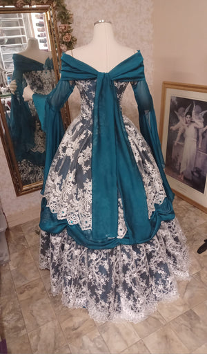 Belle Odette! Swan Princess Victorian Style Dress 3X