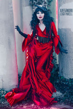 Red Mina Gothic Victorian Gown from Dracula