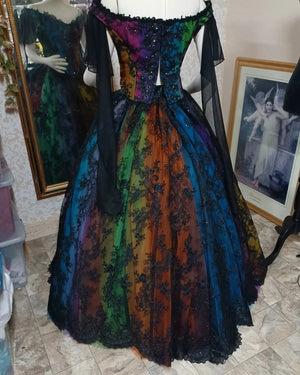 New style! Stained Glass Gothic gown! – Romantic Threads