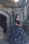 SOLD! In-Stock! Think of Me gown from Phantom of the Opera in Black Gothic Cosplay or Wedding Size M/Large