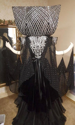 SOLD OUT Dark Lily Fantasy Gown from the movie Legend