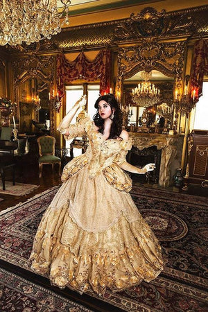SOLD OUT Upscale Fantasy Plus Size Elaborate Belle Gown Custom