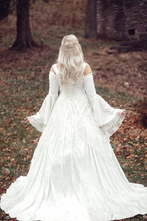 Ivory Medieval Wedding Dress