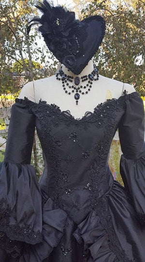 SOLD OUT Gothic Marie Antoinette Sparkle Gown – Romantic Threads