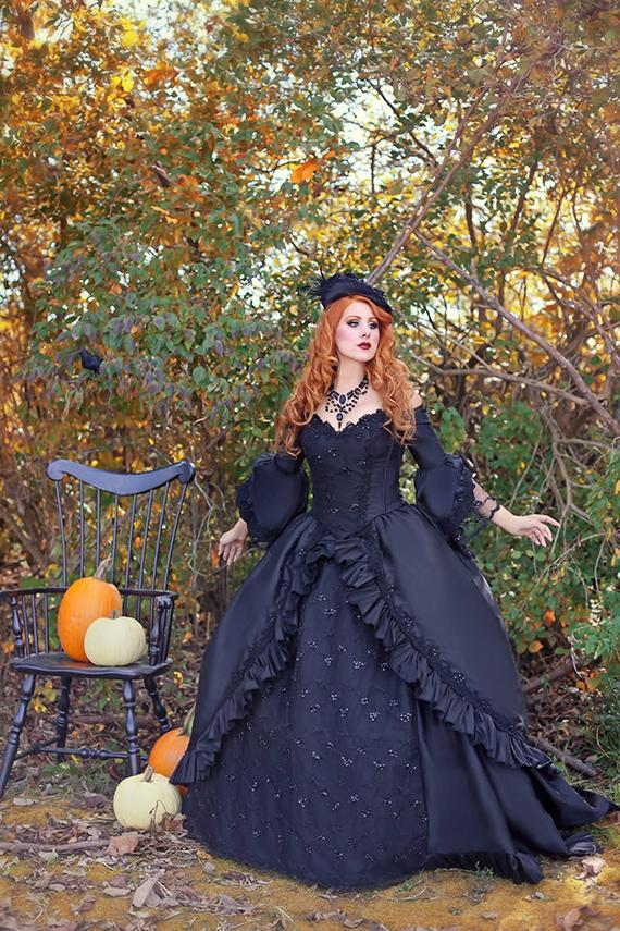 Gothic Marie Antoinette Sparkle Gown – Romantic Threads