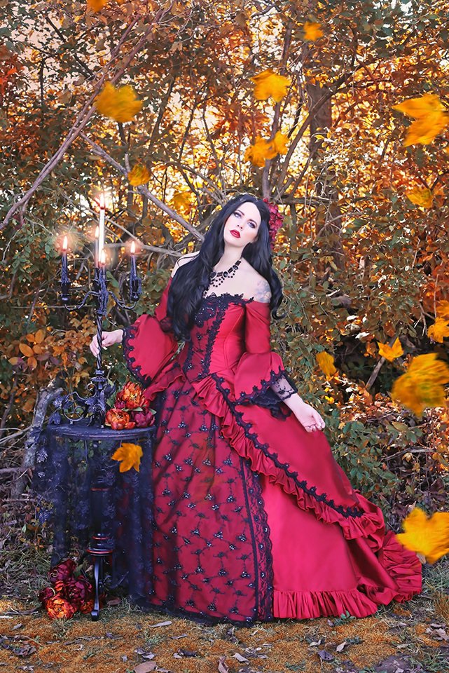 Gothic Marie Antoinette Sparkle Gown