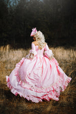 Off-Shoulder Marie Antoinette Sparkle Fantasy Gown