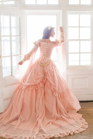 Princess Fantasy Sleeping Beauty Gown Pink/Rose Romantic Threads Princess Fantasy Sleeping Beauty Gown Pink/Rose Romantic Threads