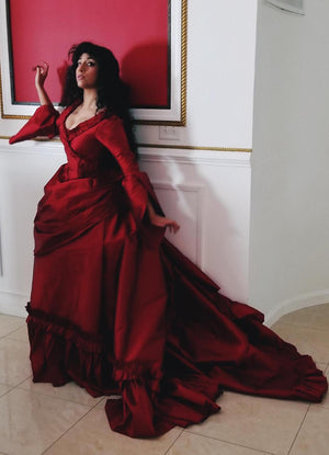 mina red dress dracula