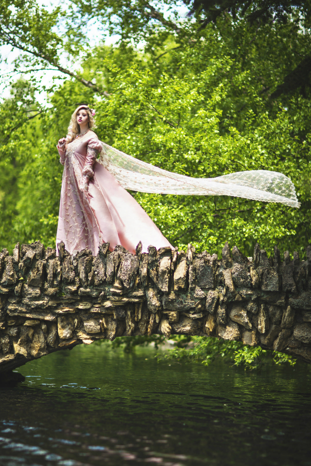 enchanted forest wedding gown