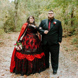 plus size gothic dress Gothic Belle Plus Size Fantasy Gown Custom – Romantic Threads