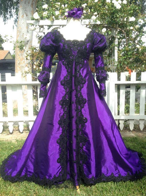 SOLD OUT Gothic Ever After Wedding Gown or Costume Dark Colors
