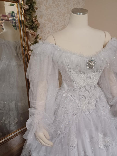 SOLD! Sarah Labyrinth Inspired Wedding gown or Cosplay Gown Medium – Romantic Threads