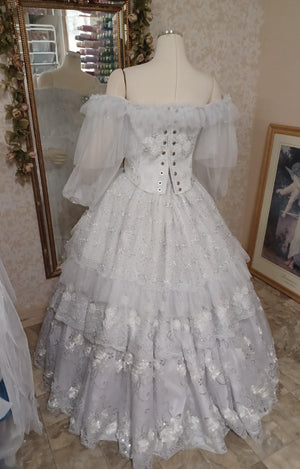 SOLD! Sarah Labyrinth Inspired Wedding gown or Cosplay Gown Medium