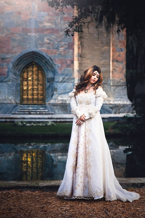 MORI LEE NEW Bridal gown Wedding Dress Embroidery IVORY 10 | eBay