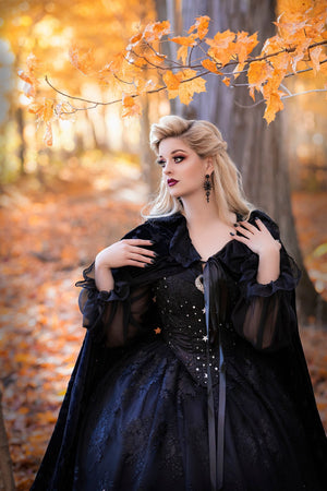 Starry Night Gothic Plus Size Gown Custom 3X Starry Night Gothic Plus Size Gown Custom 3X