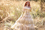 Belle Wedding Gown Ivory/Gold Custom