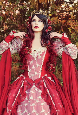 queen dress red Queen of Hearts dress